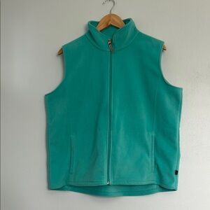 Woolrich Turquoise Fleece Vest